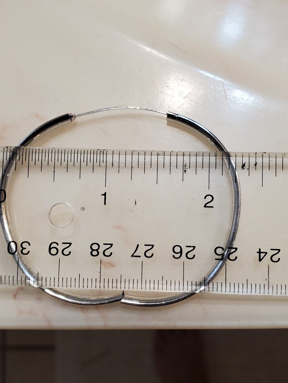 Sterling silver bangle bracelet baby/child Walter E Hayward original 70's - Picture 8 of 8